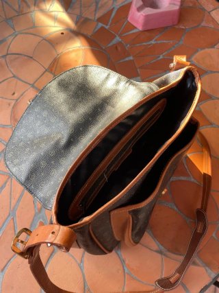 Borsa Pollini tracolla monogramma