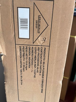 Sillas de teca (madera) SIN ESTRENAR  !! Caja orig