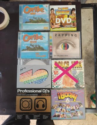 Lote de 6 CDs: Caribe, Zapping, Dolce Vita, iBoom