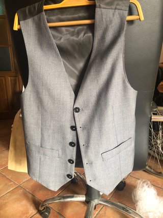 Chaleco gris elegante