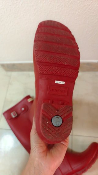 Botas de Agua Hunter Rojas Talla 39