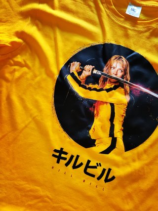 T-shirt Kill Bill Amarela