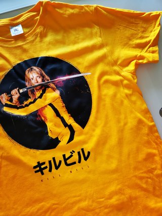 T-shirt Kill Bill Amarela