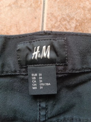 Pantalón corto H&M negro hombre Talla XS