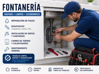 Servicio de fontanería completo