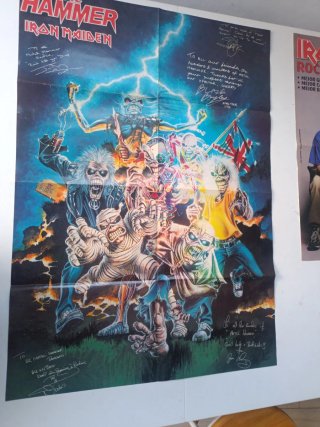 Lote Posters Iron Maiden Eddie Bruce Dickinson