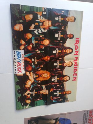 Lote Posters Iron Maiden Eddie Bruce Dickinson