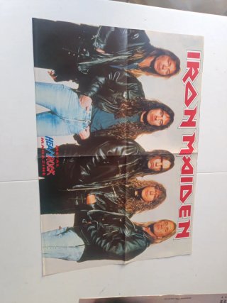 Lote Posters Iron Maiden Eddie Bruce Dickinson