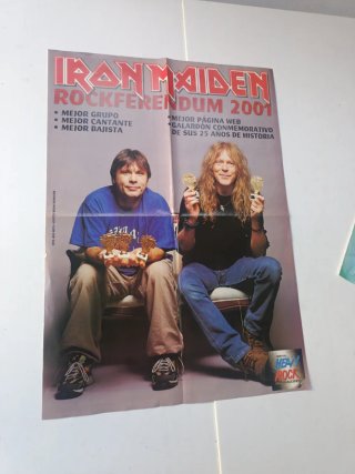 Lote Posters Iron Maiden Eddie Bruce Dickinson