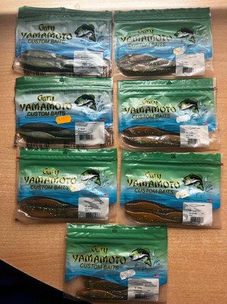 vinilos black bass GaryYamamoto Custom Baits Dshad