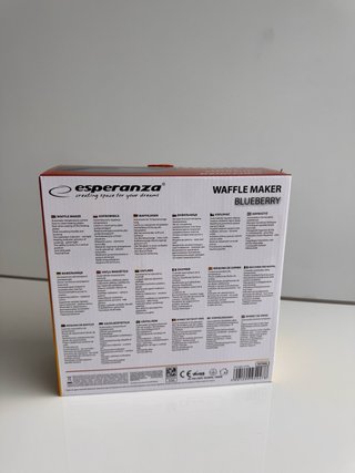 Máquina de Waffles Esperanza Blueberry