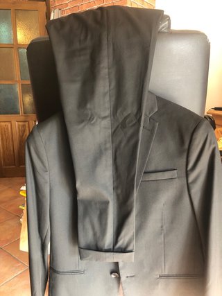 Traje Mango Negro