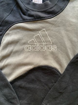 Sudadera Adidas Negra y Gris