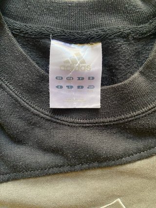 Sudadera Adidas Negra y Gris