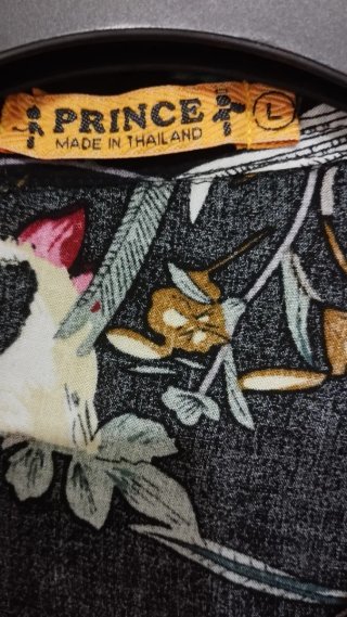 Camisa floral manga corta