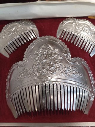 Peinetas Fallera Plata