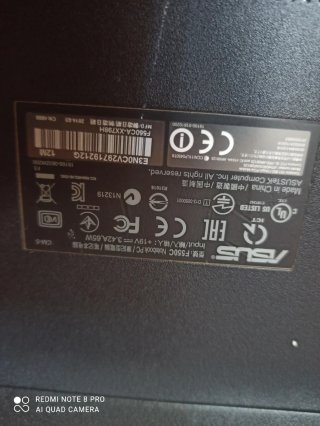 Portátil ASUS Negro