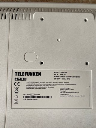 TV Telefunken 24 LED Blanca