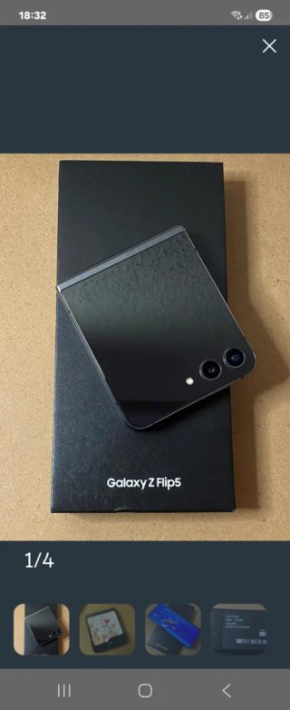 Samsung Galaxy Z Flip 5 Negro/Gris