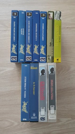 Lotto VHS Alfred Hitchcock - 11 film
