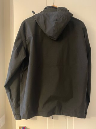 Chaqueta de Nieve Negra y Gris