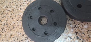Set de pesas ajustables para casa