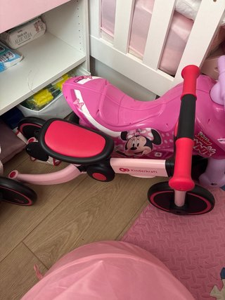 Triciclo Kinderkraft 4TRIKE 3 en 1 Rosa