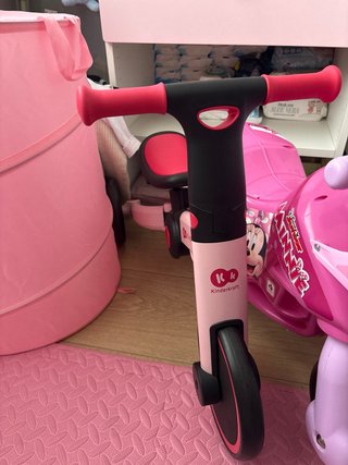 Triciclo Kinderkraft 4TRIKE 3 en 1 Rosa