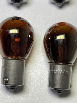 6 Bombillas Cromadas Nuevas