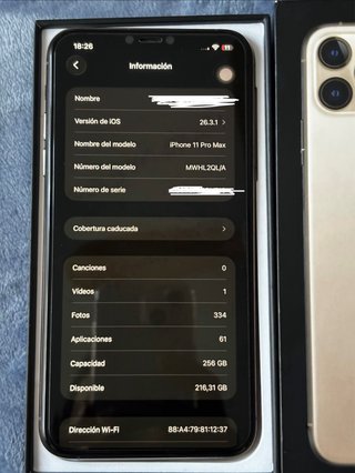iPhone 11 Pro Max 256GB Dorado