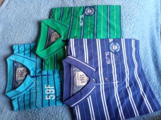 Lote Polos Canda Rayas Azul Talla 3XL