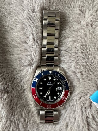 Reloj Richelieu Hombre Azul y Rojo.