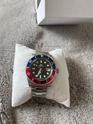 Reloj Richelieu Hombre Azul y Rojo.