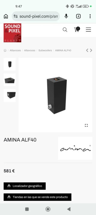 Conjunto de altavoces de ambiente