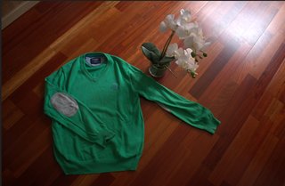 Jersey Hackett London Lana Merino Verde Talla S/M