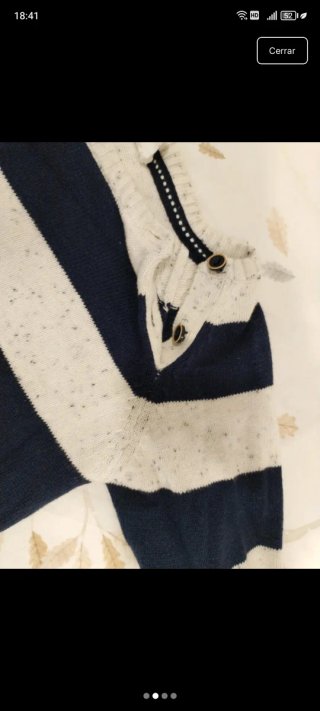 Jersey niño rayas azul y blanco