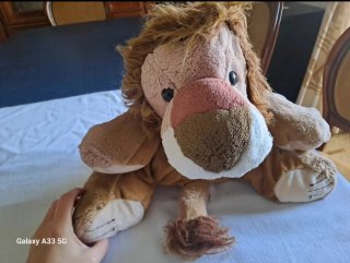 Coppia Peluche Leoni Vintage "Padre e Figlio"