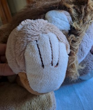 Coppia Peluche Leoni Vintage "Padre e Figlio"