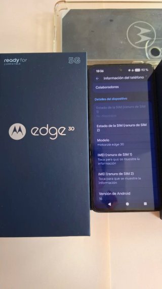 Moto Edge 30 8+256GB 5G  Metero Grey