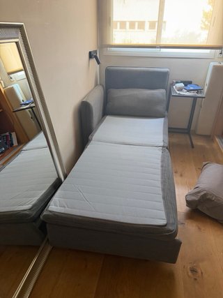 Sillón cama IKEA gris claro