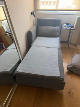 Sillón cama IKEA gris claro
