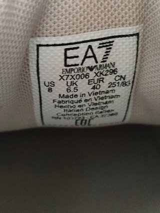 Zapatillas EA7 Emporio Armani Talla 40