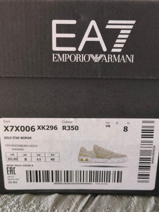 Zapatillas EA7 Emporio Armani Talla 40