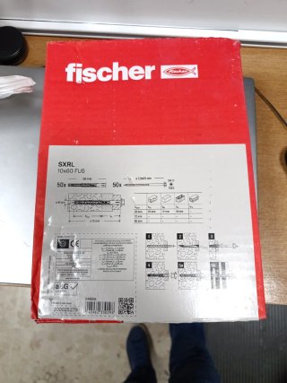 Tacos Fischer SXRL 10x60 FUS (50 unidades)