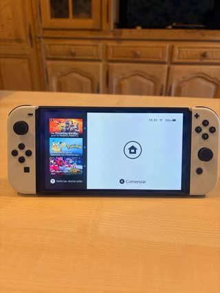 Nintendo Switch OLED Blanca.