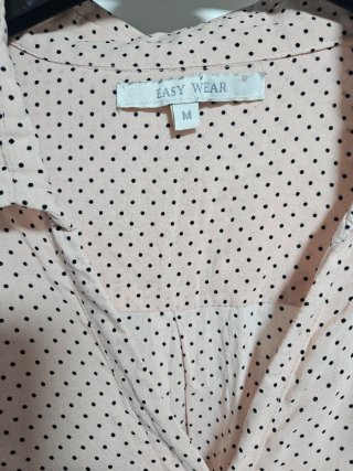 Camisa rosa lunares Easy Wear Talla M