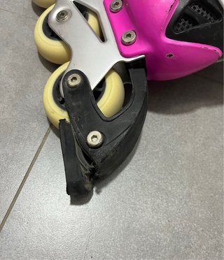 Patines infantiles rosas  ajustables 35-38