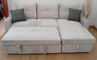 Sofá Cama *PAU* Terciopelo. Cómodo. ¡Oferta!