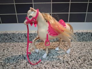 Accesorios para casa de muñecas Barbie y caballo