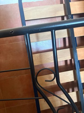 Cabecero forja negro